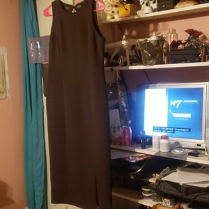 Long brown dress